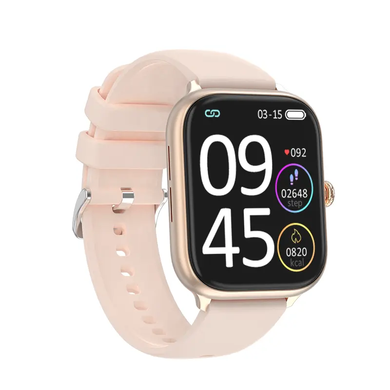 Harga pabrik Fashion jam tangan pintar 1.85 inci monitor tekanan Smartwatch maks