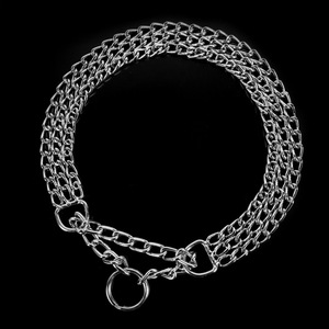 <span class=keywords><strong>Collier</strong></span> en Chaîne Métallique Premium Personnalisé pour <span class=keywords><strong>Chien</strong></span> avec Maillons Lisses, Anti-Rouille, Facile à Nettoyer et à Entretenir, Idéal pour les Promenades Quotidiennes et l'Entraînement Antidérapant - Product Image 2