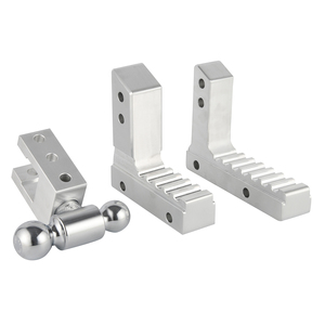 Attelage de remorque pour bateau en alliage d'aluminium à double rotule 2 pouces et 1 <span class=keywords><strong>7</strong></span>/8 pouces, montage réglable, nouveau remplacement - Product Image 4