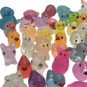 Mini figurines d'animaux en résine, sachets mystères d'animaux en résine, décoration DIY pour <span class=keywords><strong>maison</strong></span> de fée, micro-paysage et aquarium - Product Image 1