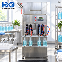 Machine de remplissage par gravité en acier inoxydable, remplisseuse de bouteilles semi-automatique pour les boissons, les jus, l'eau minérale et l'huile de cuisson