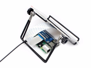 Écran IPS Waveshare 7 pouces 1024x600 pour Raspberry Pi, interface DPI, sans fonction tactile, TFT LCD avec HAT LCD RGB et support LCD K837 - Product Image 5