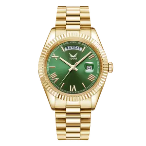 Uomini di lusso calendario minimalista 5atm impermeabile 316l in acciaio inossidabile orologio da uomo orologi al quarzo Relojes Hombre