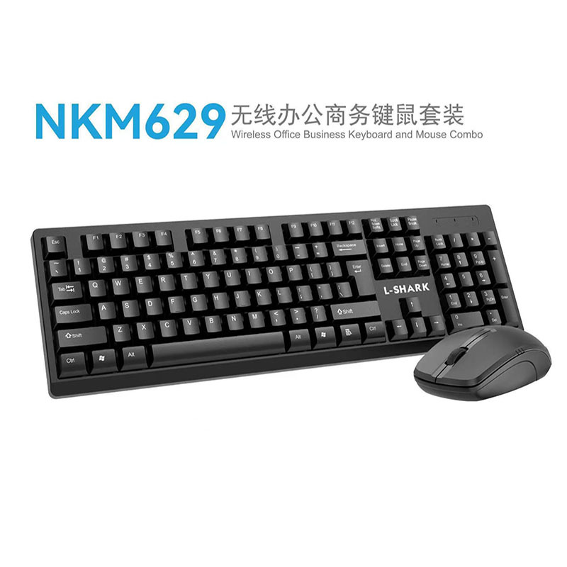 Combo de teclado y mouse inalámbricos Lingsha T906 [Negro]