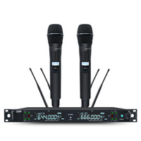 Microphone sans fil BLX600 UHF supercardioïde portable, système 1-à-2, professionnel pour performance scénique et karaoké en direct