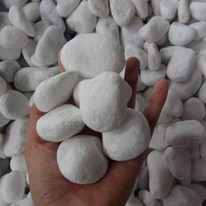 หินหินอ่อนหินกรวดสีขาวสำหรับตกแต่งสวน - Product Image 2