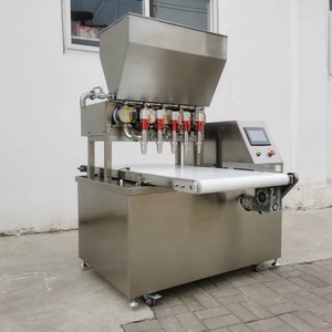 Máquina de llenado de 5 cabezales para materiales viscosos (sirope de miel) con sistema anti-enredamiento y anti-goteo - Product Image 3