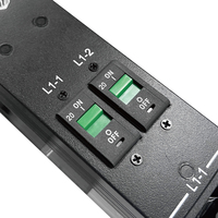 Unidad de Distribución de Energía (PDU) Trifásica de 30A y 415V, 36 Tomas C39, Salida Combinada C13 C19, para Rack de Servidores, Más Vendida