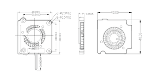Haute qualité et <span class=keywords><strong>prix</strong></span> usine 4007 Mini grand Volume d'air FG RD PWM Dc ventilateur de refroidissement personnalisé 5V 12V ventilateur axial étanche - Product Image 4
