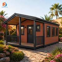 Maisons préfabriquées modernes de luxe en conteneurs de 20 et 40 pieds, maisons modulaires extensibles pour le Chili