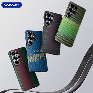 Étui de téléphone VAWI V-K01 ultra fin en fibre de carbone et fibre d'aramide avec aimant pour Samsung S25 S26 Ultra pour Android, étui antichoc - Product Image 2