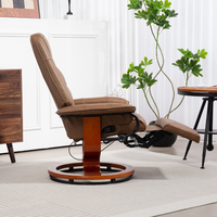 Fauteuils de bureau inclinables de luxe blancs avec dossier ergonomique réglable manuellement pour la maison, le bureau, les camping-cars et la lecture – Design contemporain