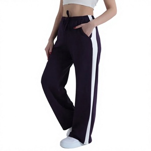 EVERGLOW Women's Mid Waist Straight Pants 100% Silk <b>Canvas</b> Fabric Breathable Eco-Friendly Waterproof Drawstring Closure Full ODM - Product Image 1