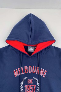 Cordons de serrage personnalisés vintage en molleton brodé de haute qualité à grammage lourd pour sweats à capuche, marque privée - Product Image 5