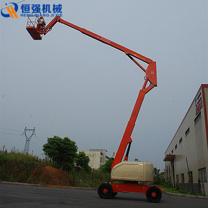 Plataforma Elevadora Articulada Hengqiang de 16 m, Eléctrica, Autopropulsada, para Trabajos en Altura, Equipo de Construcción - Product Image 2