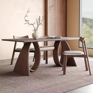 <span class=keywords><strong>Tavolo</strong></span> da Pranzo <span class=keywords><strong>in</strong></span> <span class=keywords><strong>Legno</strong></span> Massello Stile Vintage Francese, Design Moderno e Semplice con Piano <span class=keywords><strong>in</strong></span> Pietra <span class=keywords><strong>per</strong></span> Piccoli Appartamenti e Famiglie - Product Image 1