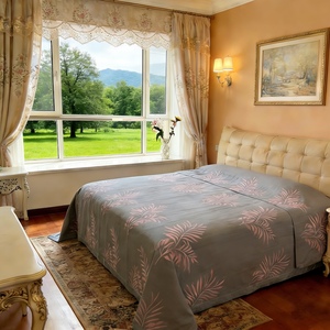 Ensemble de <span class=keywords><strong>couvre</strong></span>-lits 3 pièces 100 % coton, doux et résistant, pour la maison et l'hôtellerie, commandes en gros - Product Image 1