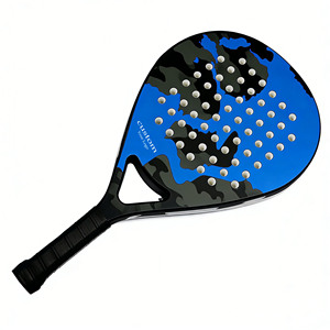 <span class=keywords><strong>Raquette</strong></span> de padel personnalisée en fibre de carbone 18K, fabrication directe d'usine, noyau en EVA personnalisé, <span class=keywords><strong>raquette</strong></span> de padel pour débutants, filet en nylon de haute qualité - Product Image 1