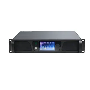 Public Address System 4 Channel 1500W Professional Digital Power Amplifier with DSP