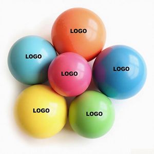 Pelota Antiestrés de PU con Logotipo Personalizado, Juguete Redondo para Aliviar el Estrés, Impresión de Logotipo, Pelota para Apretar para Niños, Juguetes Antiestrés de 6.3 cm para Niños Divertidos - Product Image 1