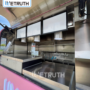 בטנדר אוכל פיצה מאובזר עם תנור לקניונים קניונים מפלדת אל חלד - Product Image 6