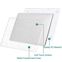 Coques d'ordinateur portable scintillantes pour MacBook Neo 13'' A3404 A18 Pro 2026, protection ultra-fine, haute transparence, coque rigide à clipser