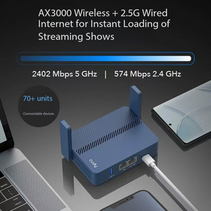 Mini routeur WiFi6 avec 256 Mo de mémoire flash grande capacité TR3000>> Produits pour la maison intelligente >> Produits pour la maison intelligente - Product Image 2