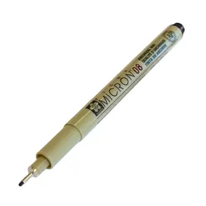 أقلام حبر Sakura Micron Fineliner الدقيقة ، أقلام رسم نقاط دقيقة سوداء