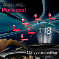Affichage tête haute pour voiture WiiYii 2023, 3,5 pouces, avec compteur de vitesse en MPH, affichage tête haute sur pare-brise, électronique automobile
