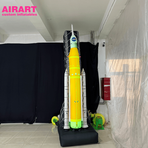 จรวดเป่าลมยักษ์ผ้าอ็อกซ์ฟอร์ด 420D - บอลลูนจรวดเป่าลมสำหรับจัดแสดงในพิพิธภัณฑ์อวกาศ - Product Image 3