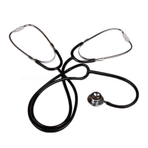 Estetoscopio de Acero Inoxidable con Cabezal Manual y Tubo Flexible de Alta Calidad, Doble Cabezal, Multifunción, Certificado CE - Product Image 1
