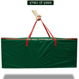 Bolsa de Almacenamiento Navideña Rectangular de Tela Oxford Verde Oscuro, Impermeable y a Prueba de Polvo, Organizador para Árbol de Navidad, Uso en Armario - Product Image 4