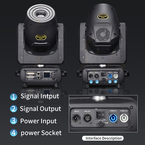 Aicpose chuyên nghiệp sân khấu trong nhà di chuyển đầu chùm ánh sáng laser RGB DMX LED 3D di chuyển đầu đèn laser - Product Image 4
