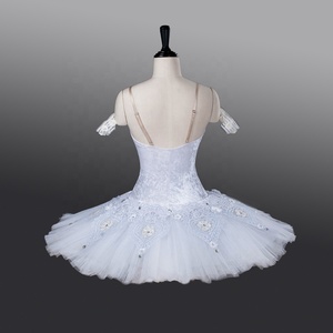 Ballet <span class=keywords><strong>tutu</strong></span> de ballet classique pour filles, 12 couches, en <span class=keywords><strong>Tulle</strong></span> rigide, <span class=keywords><strong>blanc</strong></span>, pour enfants, costume professionnel, - Product Image 6