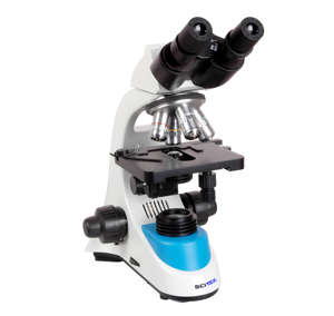 <span class=keywords><strong>Microscope</strong></span> biologique binoculaire ergonomique inclinable SCITEK avec tête de visualisation Siedentopf 30, oculaire à champ large, plateau mécanique - Product Image 1