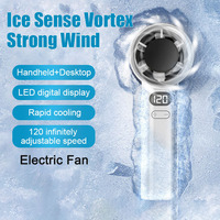 Ventilateur portable sans pales, mini, 120 vitesses, rechargeable par USB, 5W, modèle M11, haute vitesse, refroidisseur d'air électrique pour le camping