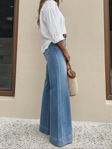 <strong>Sexy</strong> <strong>Jeans</strong> for Woman High Waist Wide Leg Pants Summer Long Trousers Vintage Washed Baggy <strong>Jeans</strong> Streetwear Casual Women's <strong>Jeans</strong> - Product Image 4