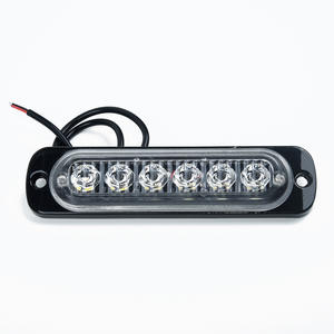 Luces LED de Emergencia para Camiones y Automóviles de <span class=keywords><strong>12</strong></span> V, Luces de Advertencia Estroboscópicas para Motocicletas de 4 LED, Lámpara de Señalización Lateral Intermitente - Product Image 1