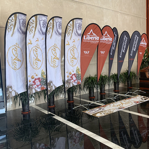 Nhà Máy bán hàng biểu tượng tùy chỉnh biểu ngữ ngoài trời bãi biển cờ chủ Spike 6M biểu ngữ bãi biển cờ với đôi bên in ấn - Product Image 2