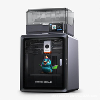 ANYCUBIC Kobra S1C Printer 3D Multiwarna, Kecepatan Tinggi 600mm/s, Pencetakan 4 Warna, Auto Leveling, Ruang Tertutup, 250x250x250mm