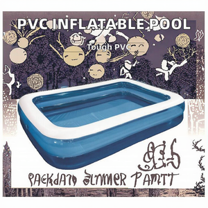성인과 어린이를위한 2.5 미터 직사각형 풍선 수영장 PVC 수영 패들 가족 재미 - Product Image 5