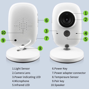Offre Spéciale : Moniteur Bébé Sans Fil 2.4G avec Caméra HD 720P, Écran 3.5 Pouces, Détection de Température et Pleurs, Communication Bidirectionnelle - Product Image 4
