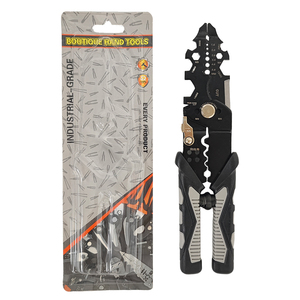 คีมตัดอเนกประสงค์สีดำและสีขาว ทำจากเหล็กกล้าคาร์บอนสูง ประหยัดแรง ใช้สำหรับตัด แยก และปอกสายไฟ-005 - Product Image 6