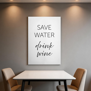 มินิมอลลิสม์โปสเตอร์เรียบง่ายทันสมัยคำ<span class=keywords><strong>คม</strong></span>ศิลปะบนผนังสีน้ำสีดำสีขาวโปสเตอร์พิมพ์ห้องนั่งเล่นตกแต่งบ้าน - Product Image 4