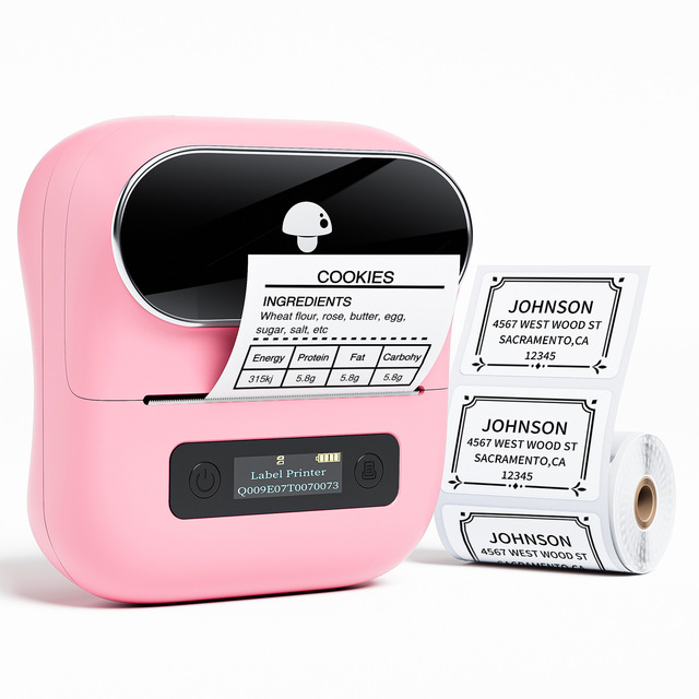 Phomemo M220 Label Maker Barcode Address Label Printer Small Business Crafts Clothing Price Tag Thermal Inkless Label Printer