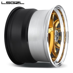 Llantas Forjadas Cóncavas Pulidas LSGZL de 3 Piezas con Centro Profundo de Aleación de 18-26 Pulgadas, Aptas para Benz 19-24 BMW C8 5x120 5x130 5x114.3 - Product Image 4