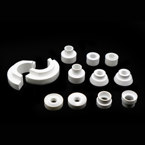 Disco de Cerámica de Nitruro de Boro Hexagonal Aislante de Alta Pureza 99% en Forma de Medio Anillo - Product Image 6