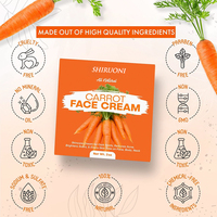 Crème Visage à la Carotte en Marque Blanche, Crème Visage Blanchissante, Hydratante, Nourrissante, Éclaircissante à la Carotte