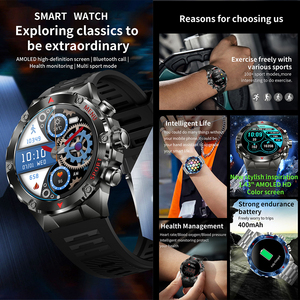 Nhà Máy 1.43 Inch Amoled Thông Minh Đồng Hồ Cho Phụ Nữ Người Đàn Ông Độ Nét Cao Màn Hình Bt Gọi Trái Tim Tỷ Lệ Màn Hình Thể Thao Vòng Đeo Tay - Product Image 2