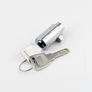 Khóa chốt trụ tủ bằng hợp kim kẽm mạ crôm sáng, cấp độ bảo mật cao ANSI 2, khoảng cách giữa các điểm khóa 23,5mm, dùng cho máy bán hàng tự động - Product Image 1